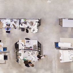 Section of larger studio image