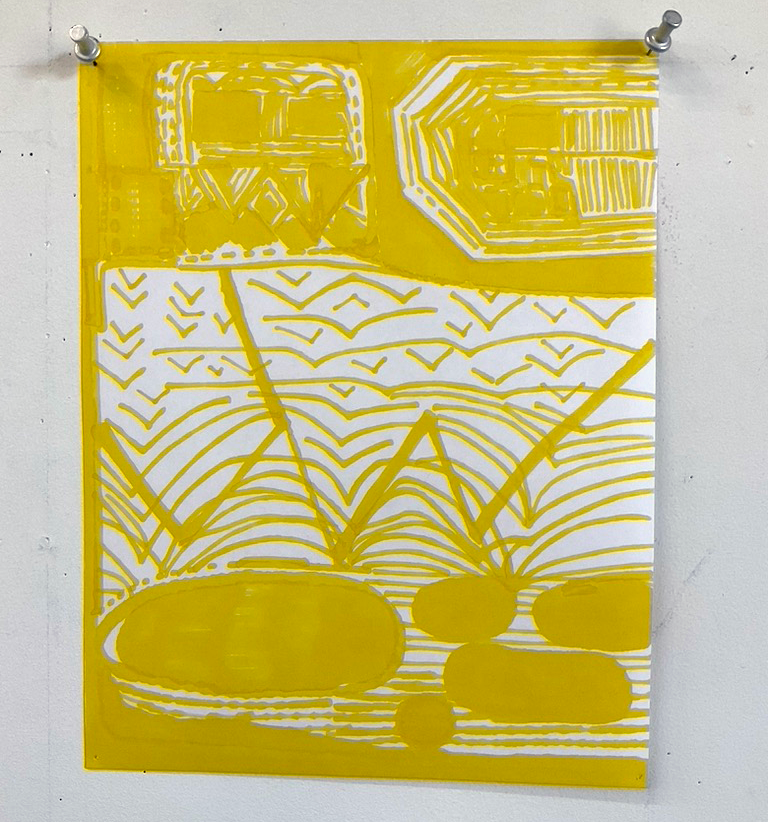 https://www.aap.cornell.edu/Painted%20yellow%20and%20white%20shapes%20on%20paper%20pinned%20to%20a%20white%20board