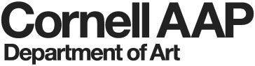 Logo with Cornell AAP and Department of Art