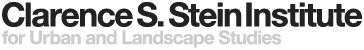 Logo for Clarence S. Stein Institute for Urban and Landscape Studies