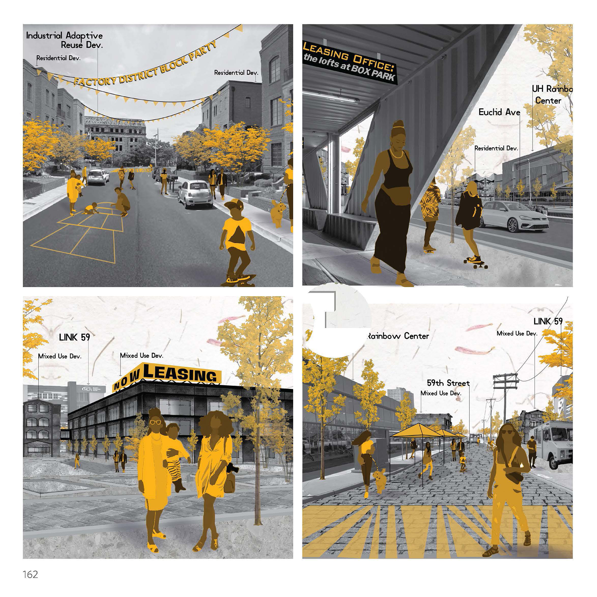 urban street maps and illustrations