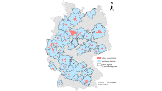 map of germany with air pollution data