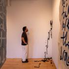 Art installation in the Experimental Gallery by Yonatan Schechner (M.F.A. '25). Anson Wigner / AAP