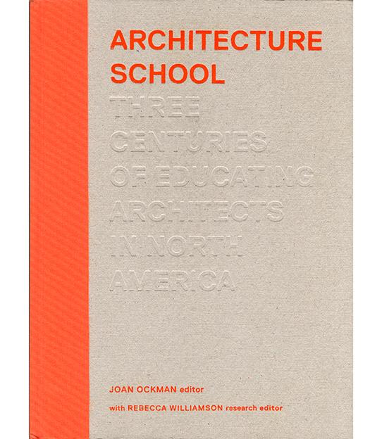 a paper book cover with an orange quarter binding and relief text in orange and no-ink